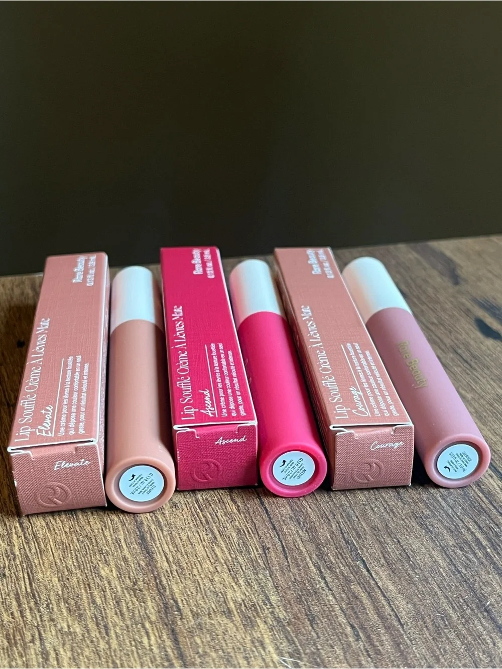 Rare Beauty Lip Soufflé Matte Lip Cream - Courage, Ascend & Elevate